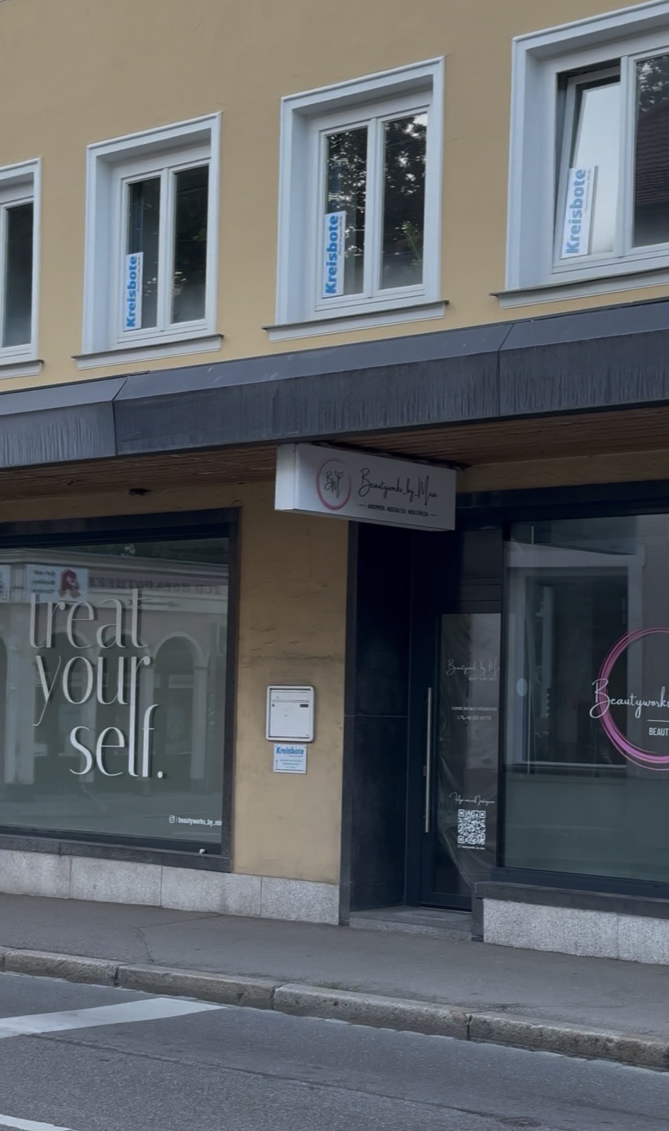 Fensterbeschriftung treat your soul