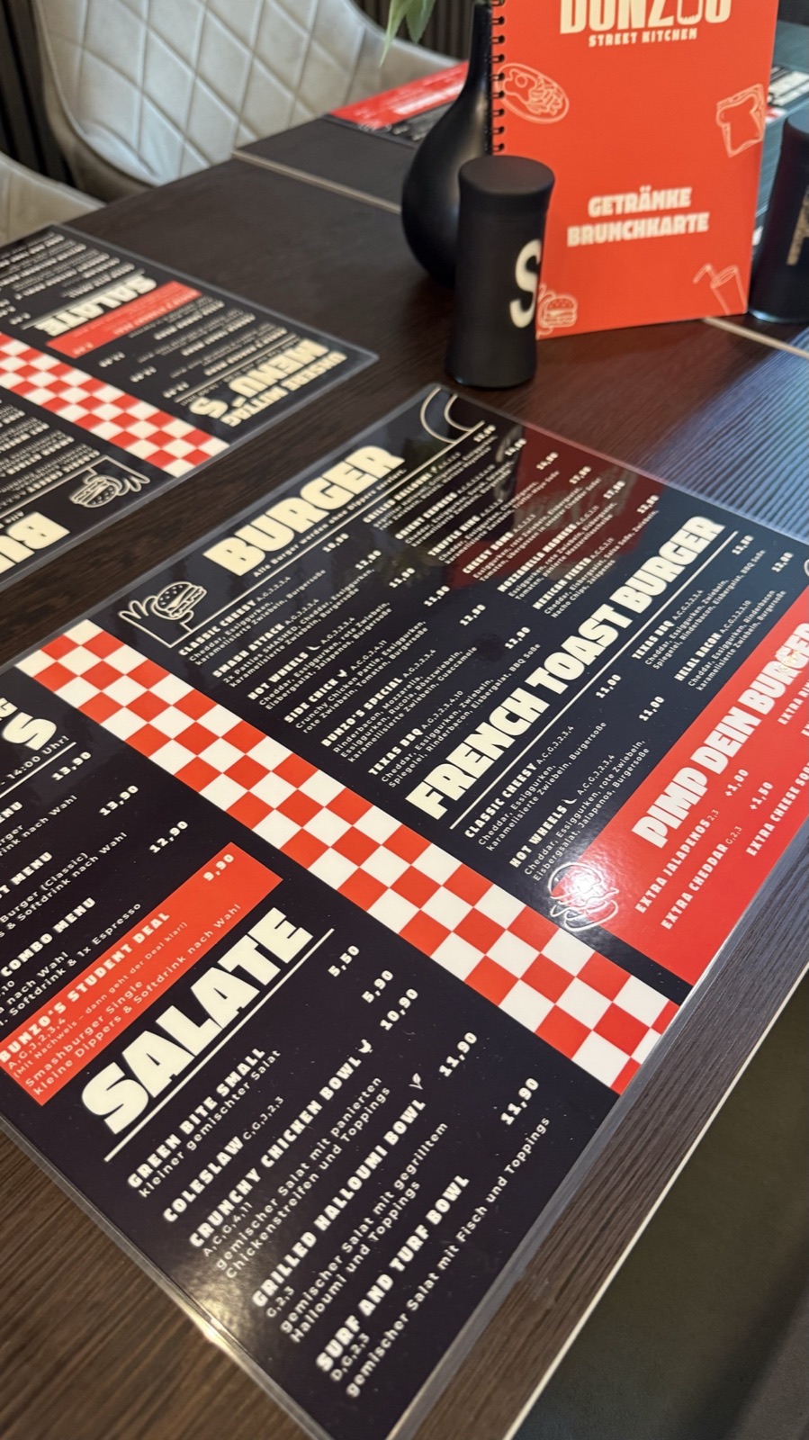 Kartenstapel für Kebab Masters