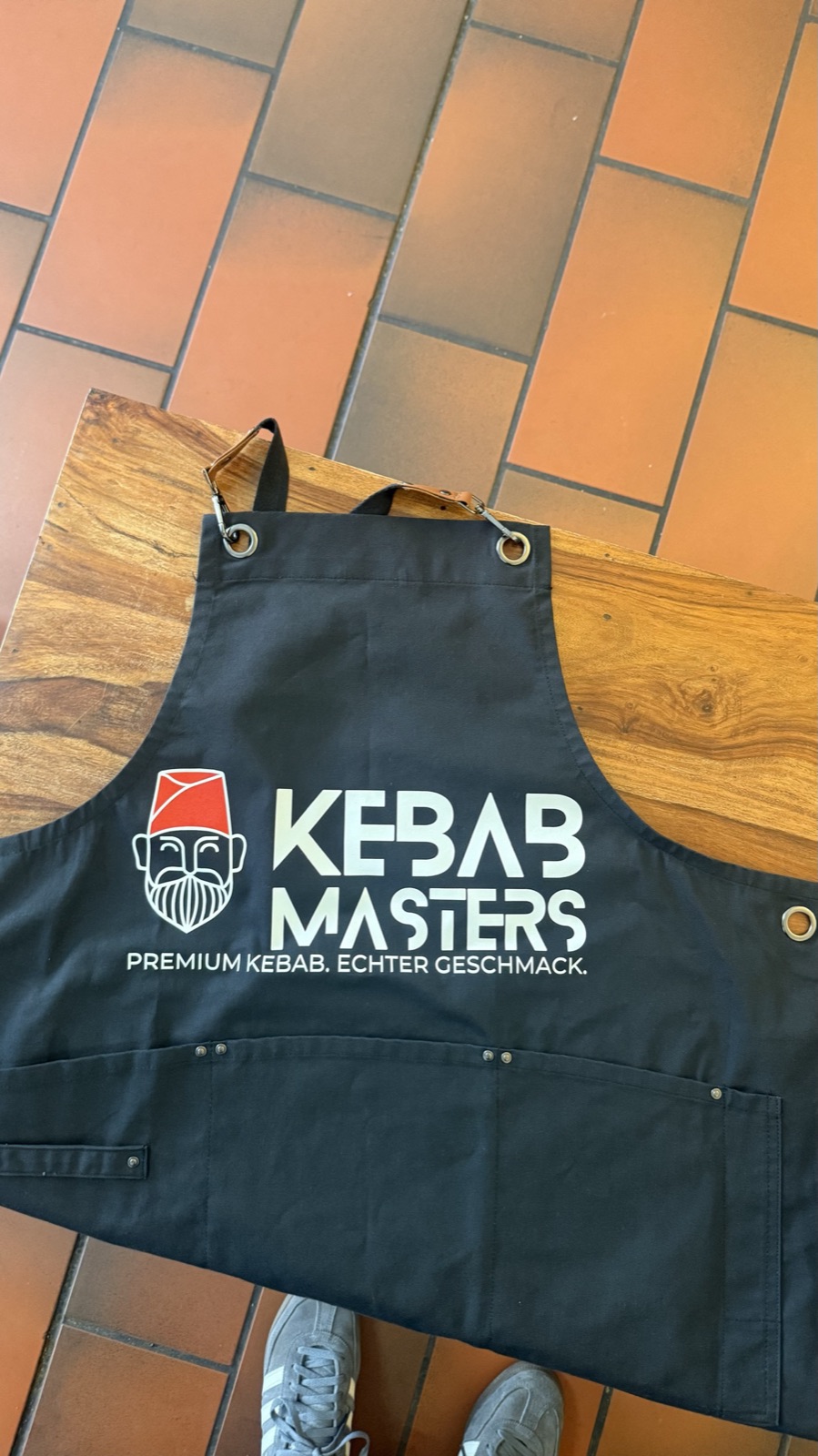Bedruckte Schürze für Kebab Masters