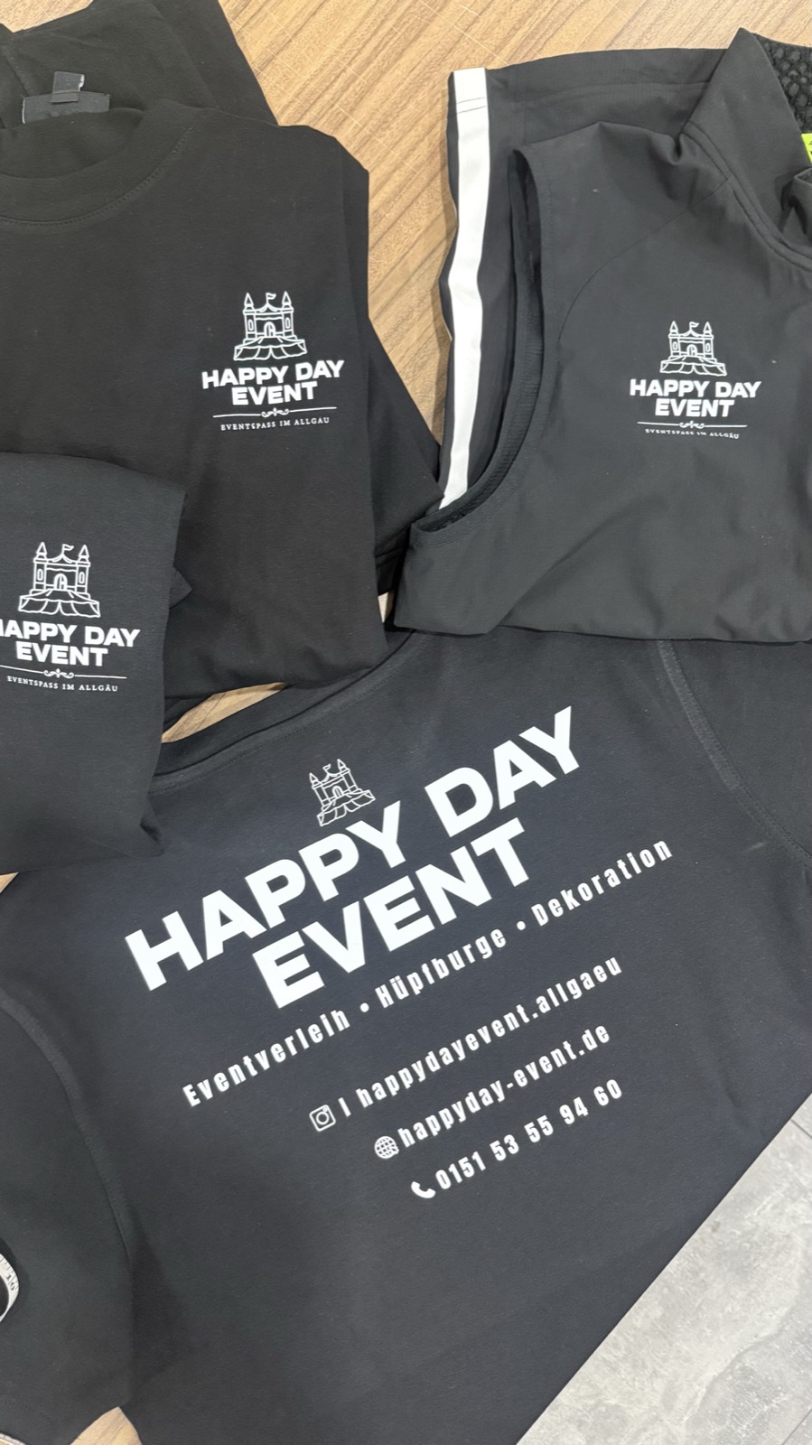 Bedruckte Taschen fuer ein Event