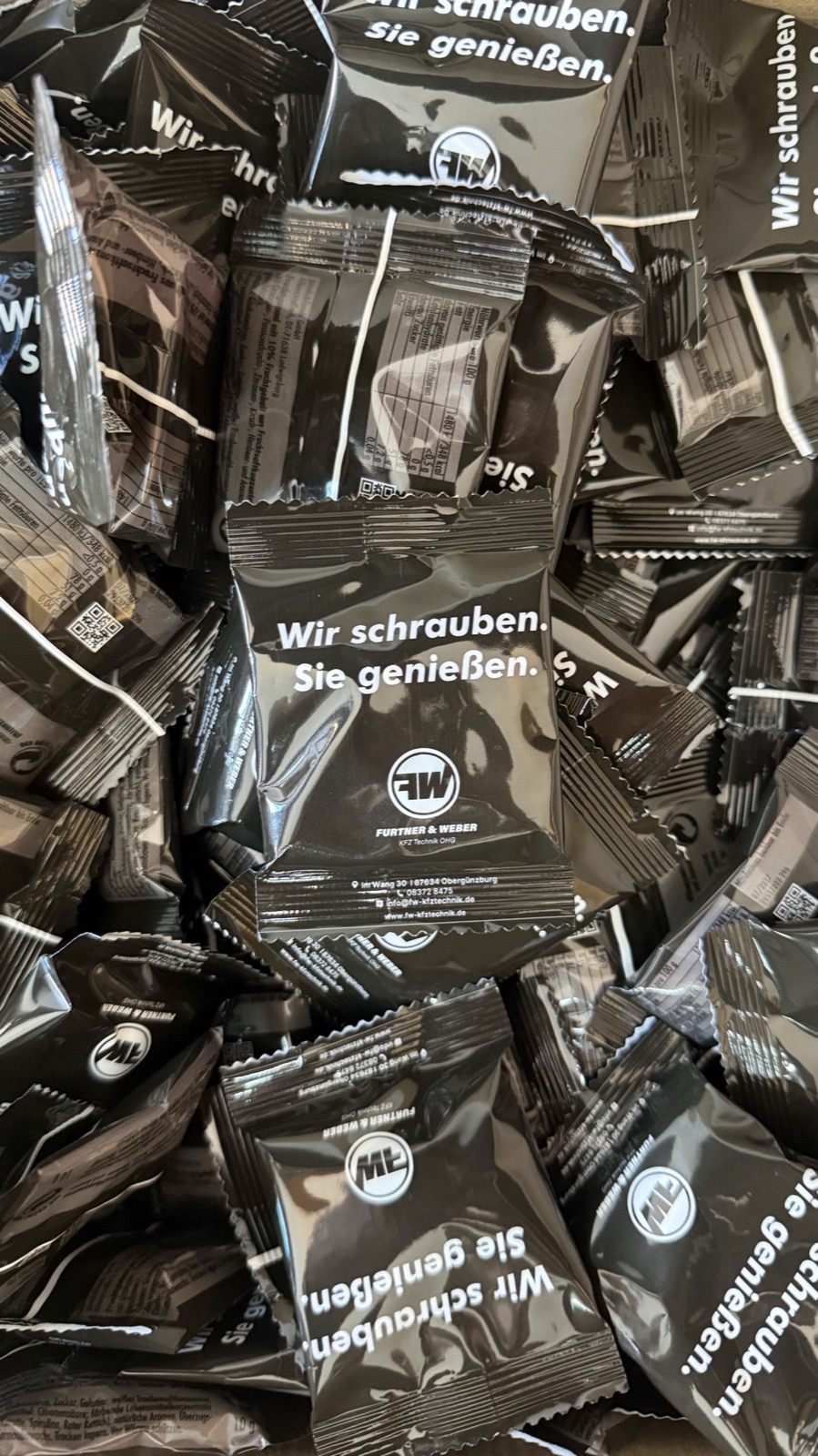 Verpackte Werbeartikel